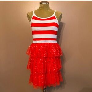 Red and White Stars and Stripes Dress perfect for 4th of July